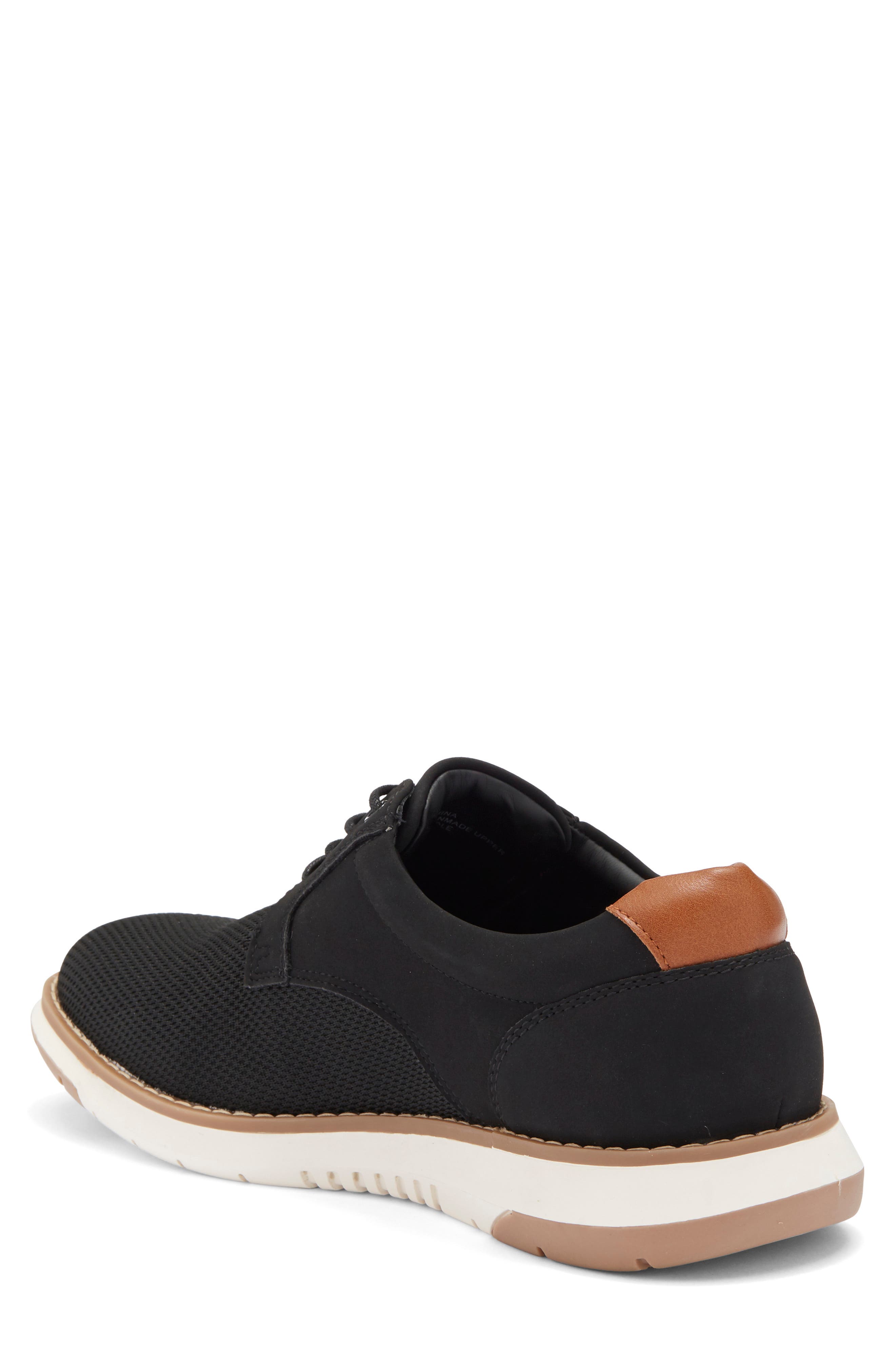 NORDSTROM RACK Ryder Hybrid Knit Derby, Alternate, color, Black