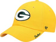 '47 Women's '47 Gold Green Bay Packers Miata Clean Up Secondary Adjustable Hat