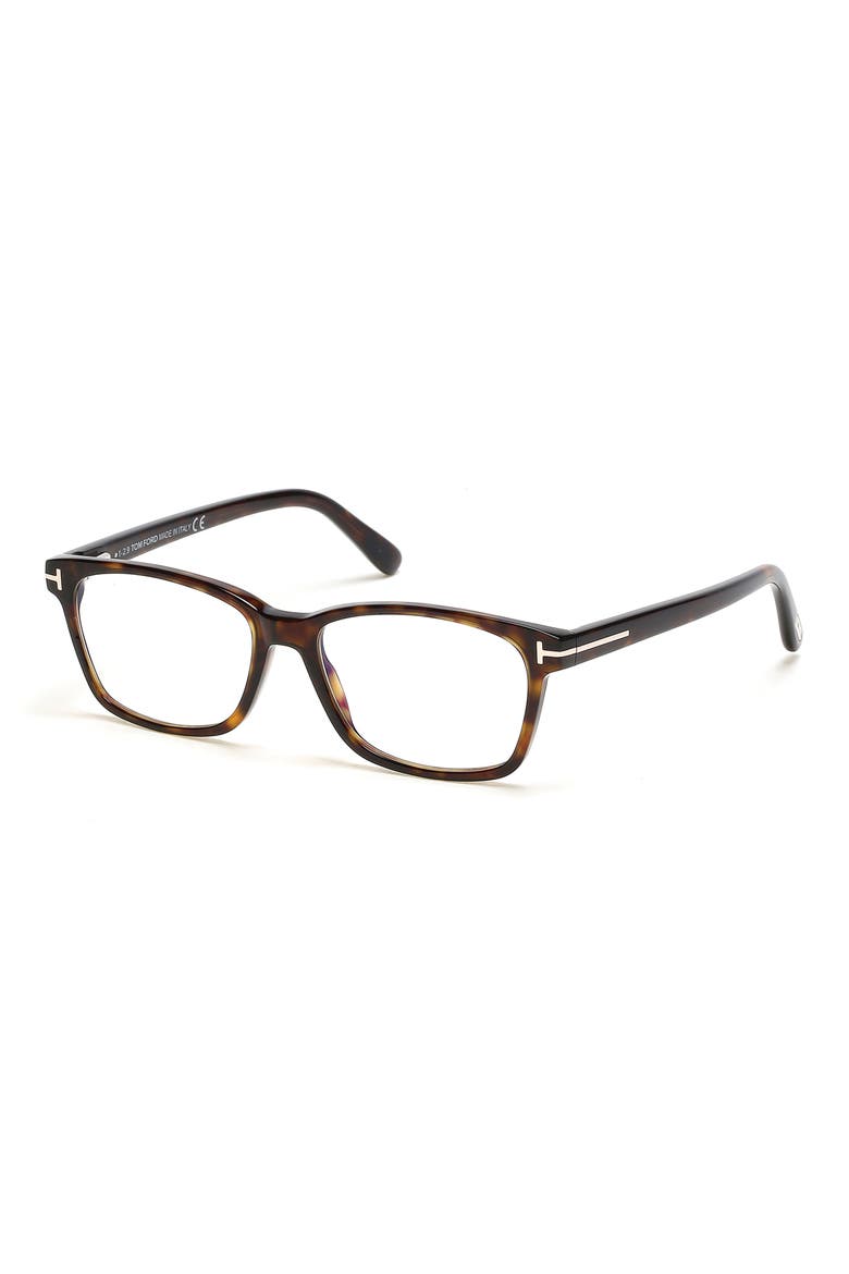 51mm Blue Light Blocking Glasses, Main, color, DARK HAVANA/ BLUE BLOCK LENS