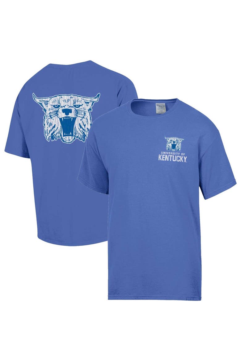 Men's Comfort Wash Royal Kentucky Wildcats Vintage Logo T-Shirt, Main, color, Royal