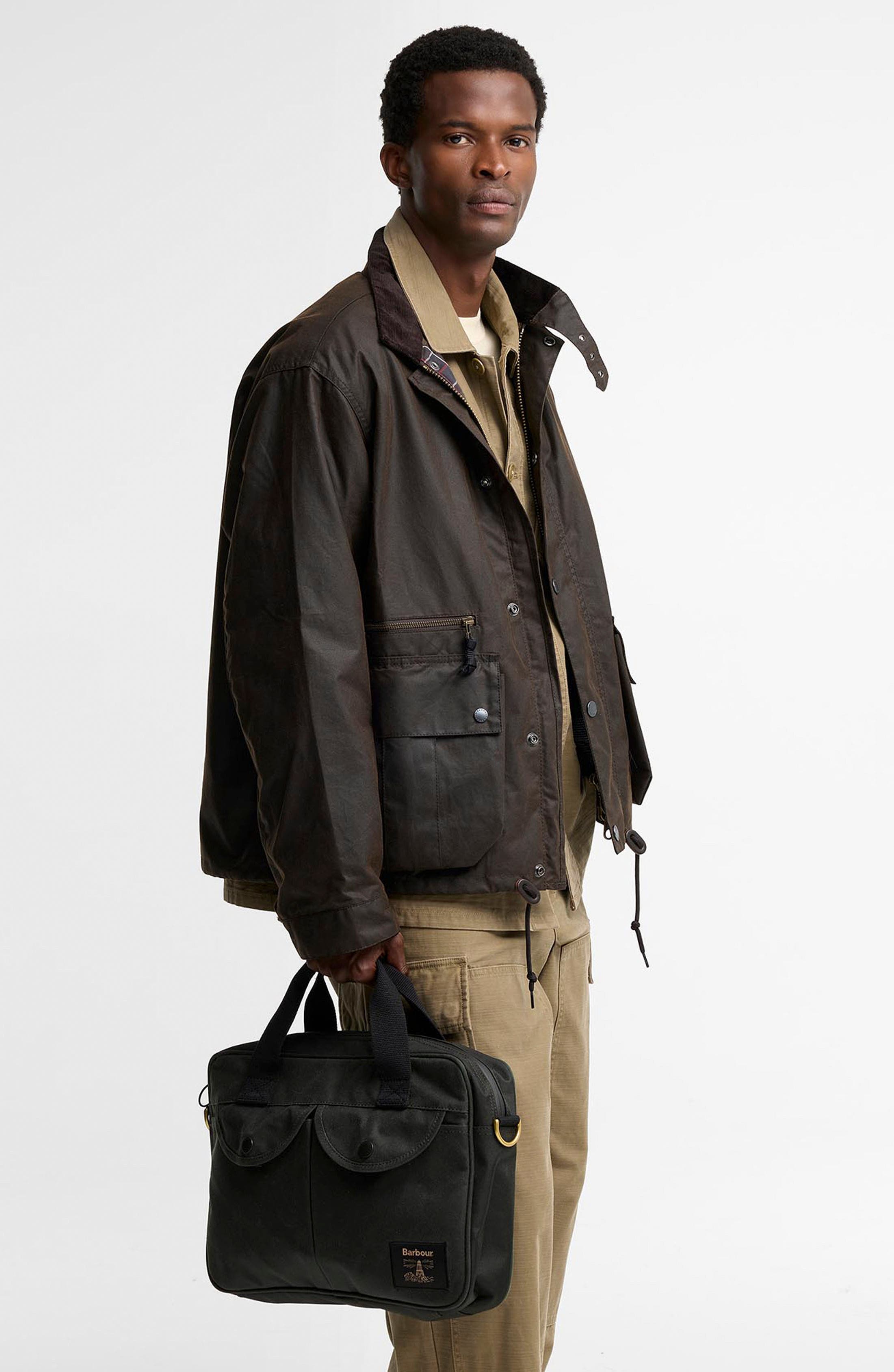 Field Wax Laptop Crossbody Bag, Alternate, color, SAGE
