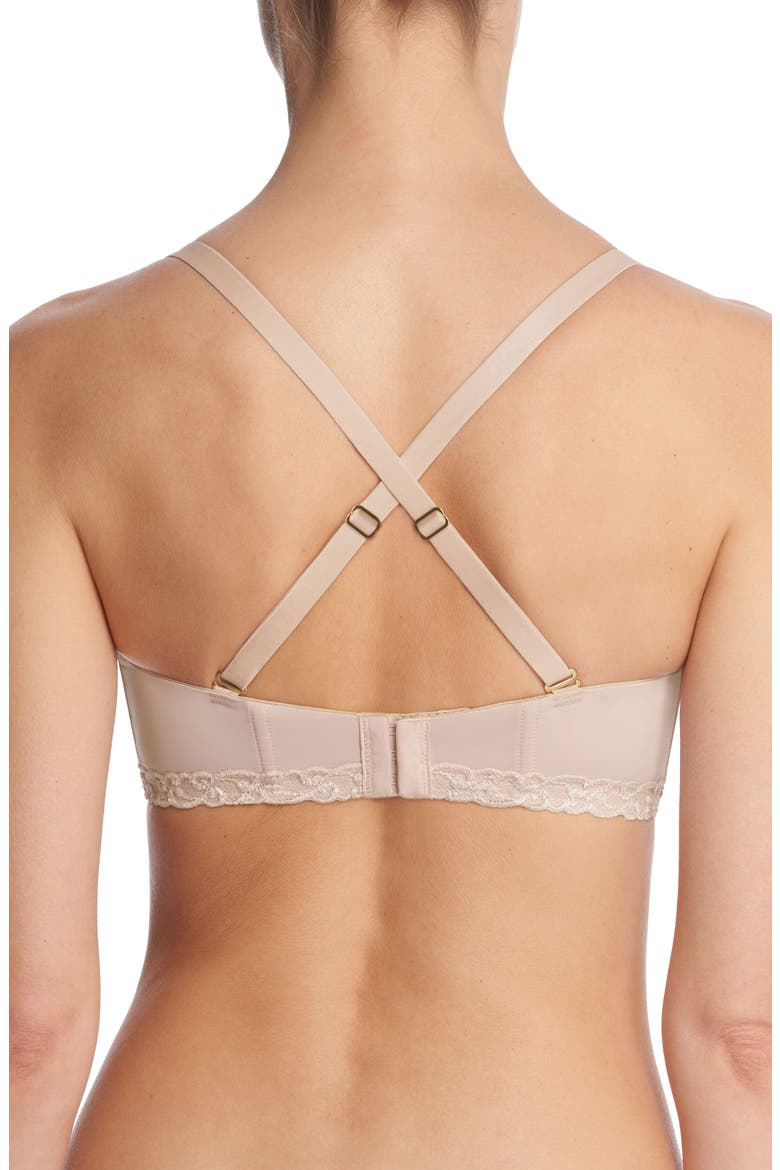 Pure Luxe Strapless Contour Underwire Bra, Alternate, color, ROSE/ PINK