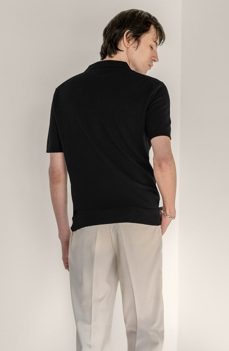 Italic Elliot Featherlight Short Sleeve Polo Shirt, Alternate, color, 