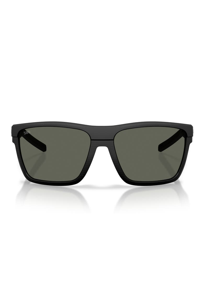 Pargo 61mm Polarized Square Sunglasses, Main, color, NETPLUS BLACK / GRAY