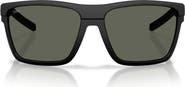 Costa Del Mar Pargo 61mm Polarized Square Sunglasses