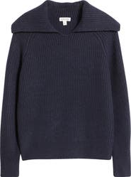 Nordstrom Rib Sailor Collar Sweater