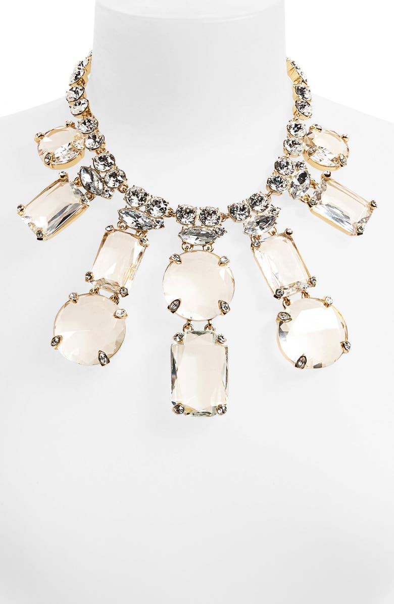 Kate Spade New York 'opening night' crystal statement necklace, Alternate, color,