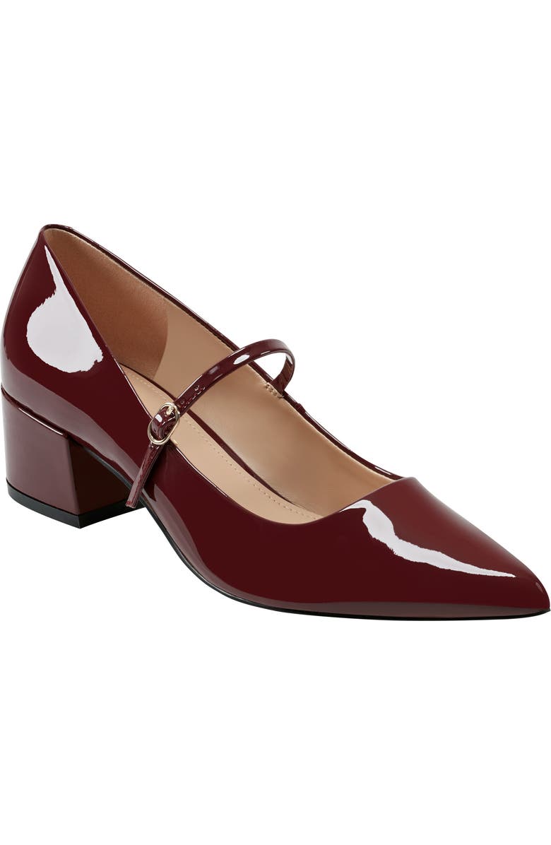 Marc Fisher LTD Luccie Pointed Toe Pump, Main, color, Dark Red