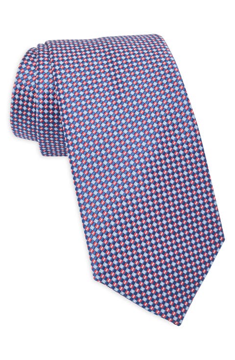Sintra Geometric Jacquard Tie