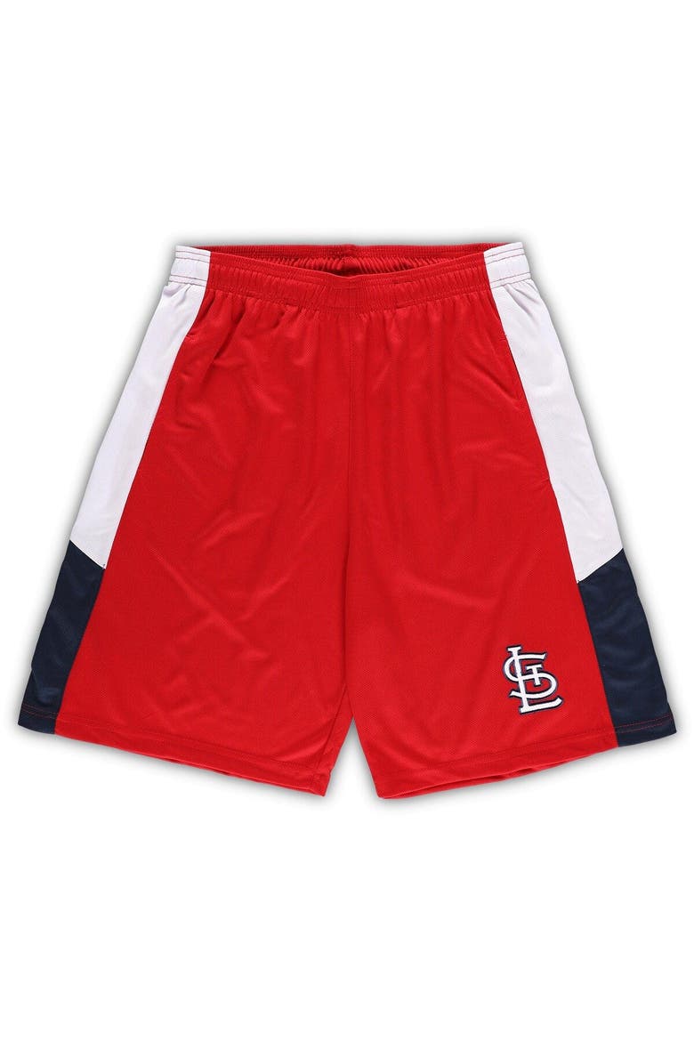 Men's Red St. Louis Cardinals Big & Tall Team Shorts, Main, color, Red