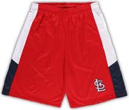 PROFILE Men's Red St. Louis Cardinals Big & Tall Team Shorts
