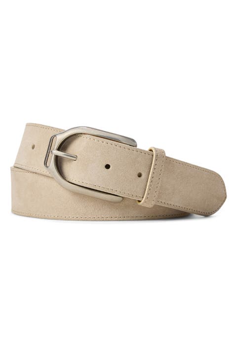 Tan Suede Belt