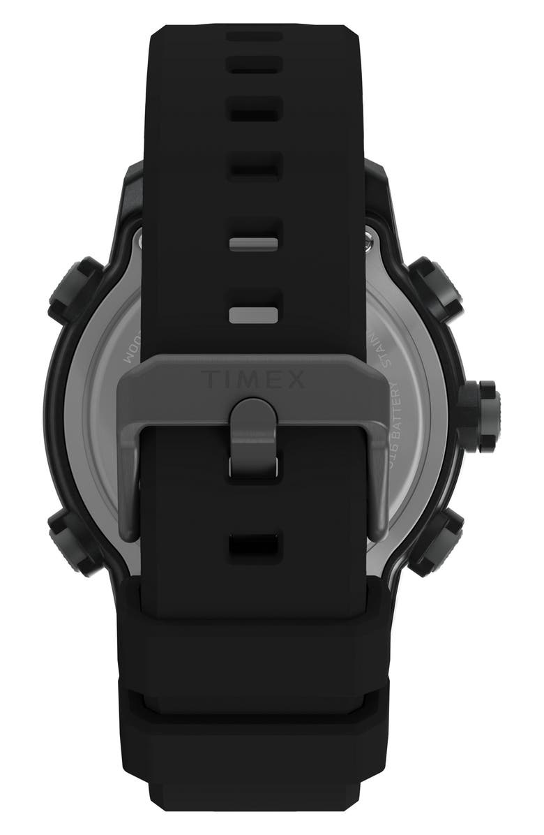 Timex<sup>®</sup> Triathalon Digital 200-Lap Silicone Strap Watch, 44mm, Alternate, color, Digital