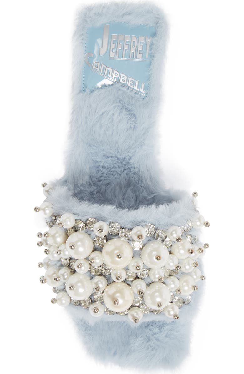 Jeffrey Campbell Facile Faux Fur Slide Sandal, Alternate, color,