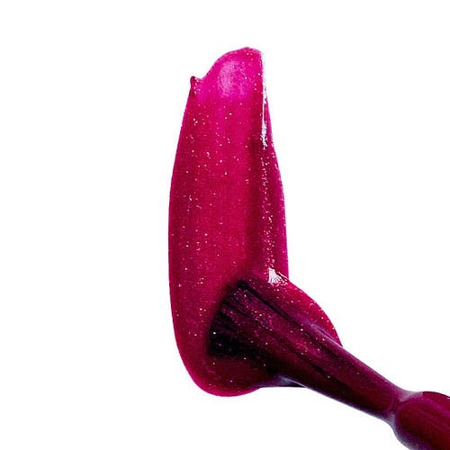 Honeybee Gardens Watercolors Nail Enamel In Bright Radish Red Shimmer