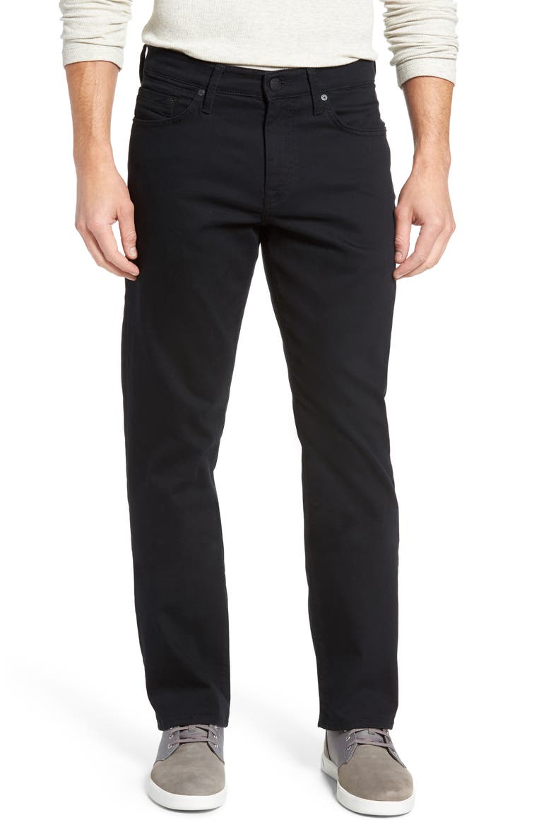 Matt Relaxed Straight Fit Jeans, Main, color, BLACK WILLIAMSBURG