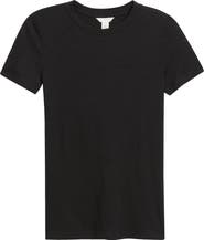Caslon® Cotton Blend Crewneck T-Shirt