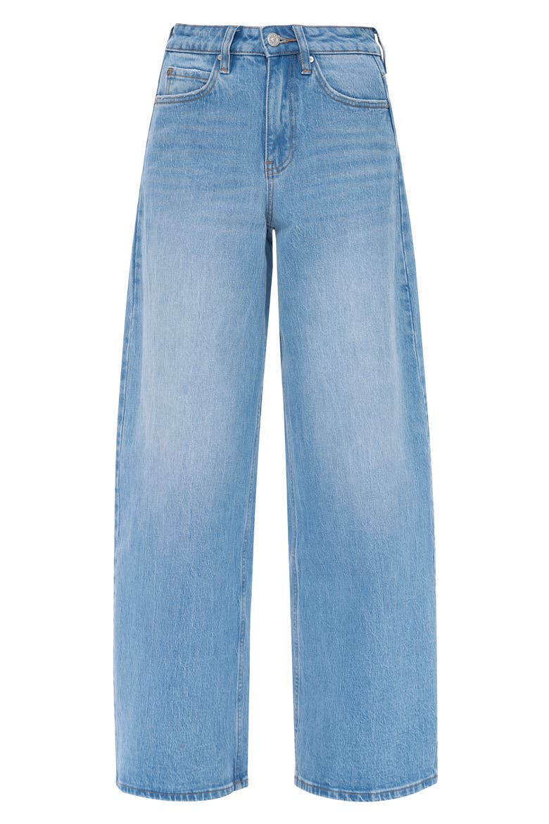 Daisy High Waist Wide Leg Jeans, Alternate, color, LIGHT BLUE