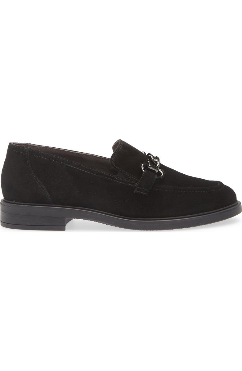 Paul Green Brittany Bit Loafer, Alternate, color, Black Soft Suede