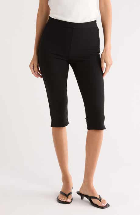 Leith Stretch Crepe Capri Pants