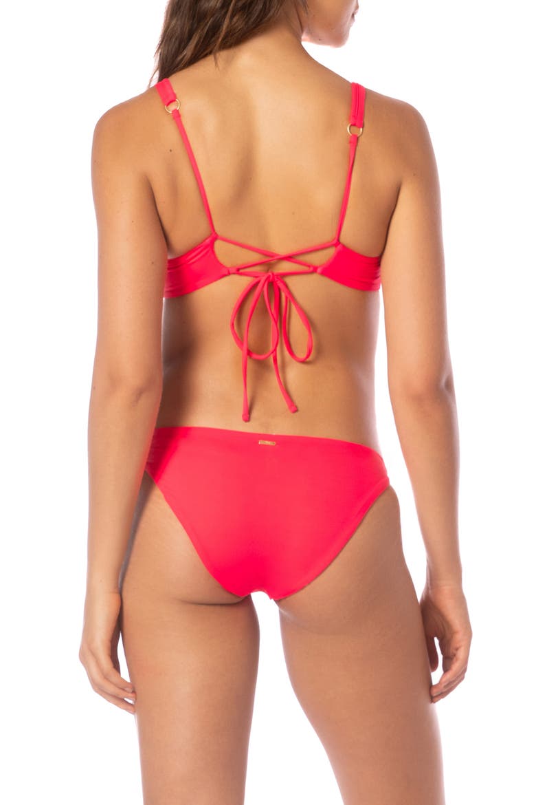 Sublimity Reversible Bikini Bottoms, Alternate, color, RED