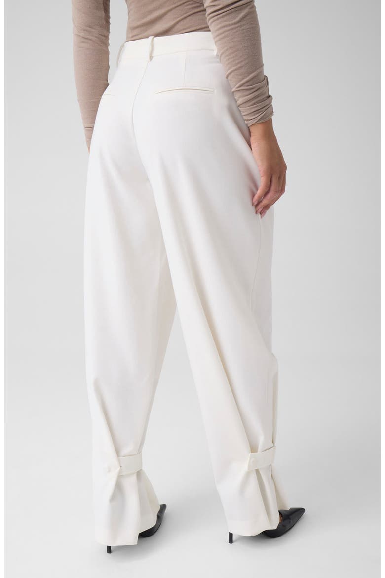 Ankle Frog Chino Pants, Alternate, color, MILK