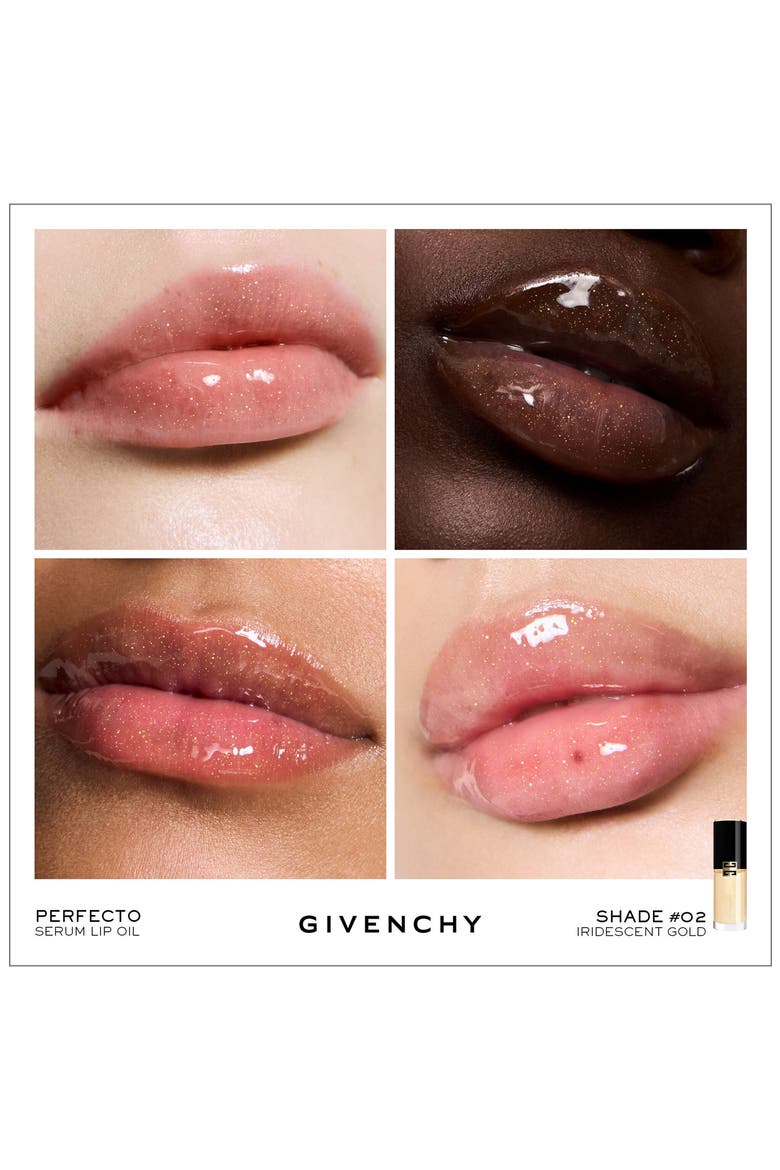 Perfecto Hydrating & Smoothing High-Shine Golden Shimmer Lip Oil Gloss, Alternate, color, N02