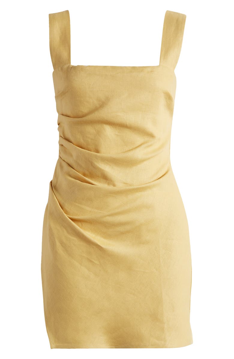 Reformation Kerrigan Linen Tank Dress, Alternate, color, 