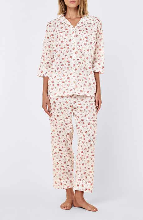Swiss Dot Crop Pajamas