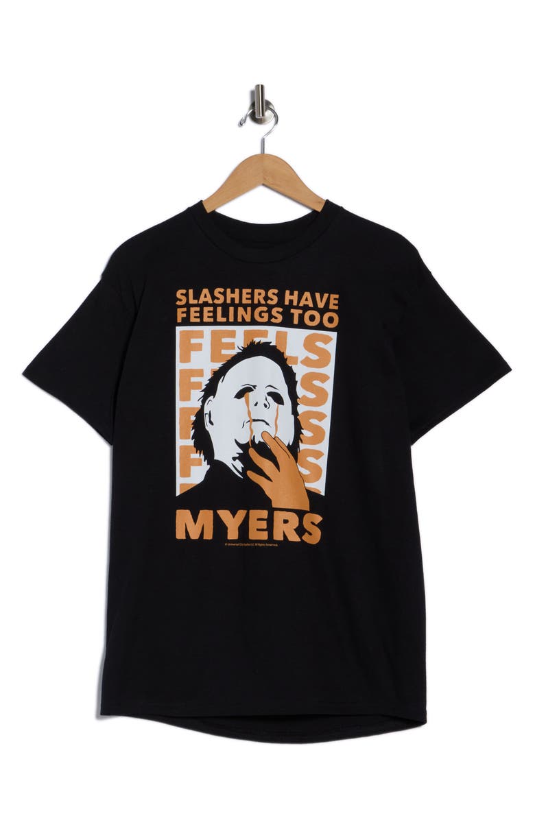 RIOT SOCIETY Halloween Feels Graphic T-Shirt, Alternate, color, Black