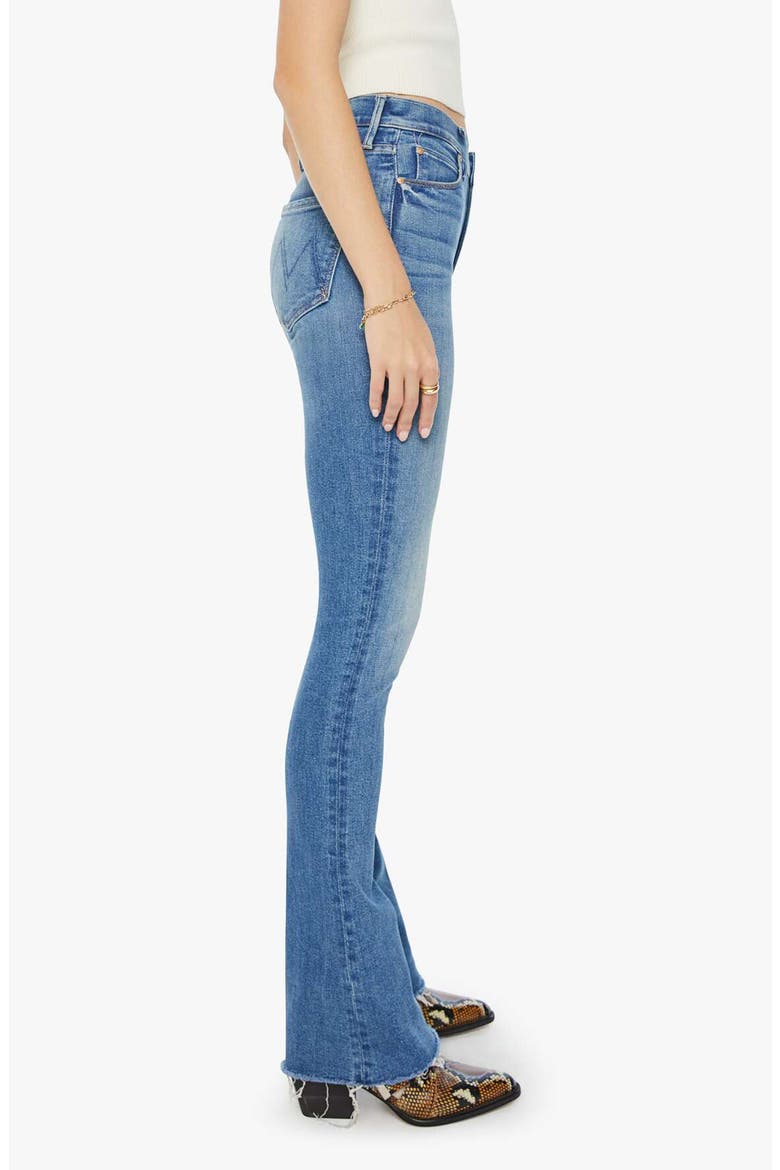 Runaway Frayed Hem Skinny Flare Jeans, Alternate, color, MONKEY IN THE MIDDLE