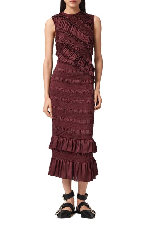 Nyla Sleeveless Ruffle Dress