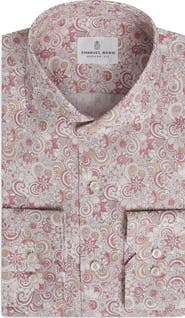 Emanuel Berg Modern Fit Dobby Luxury Cotton Dress Shirt