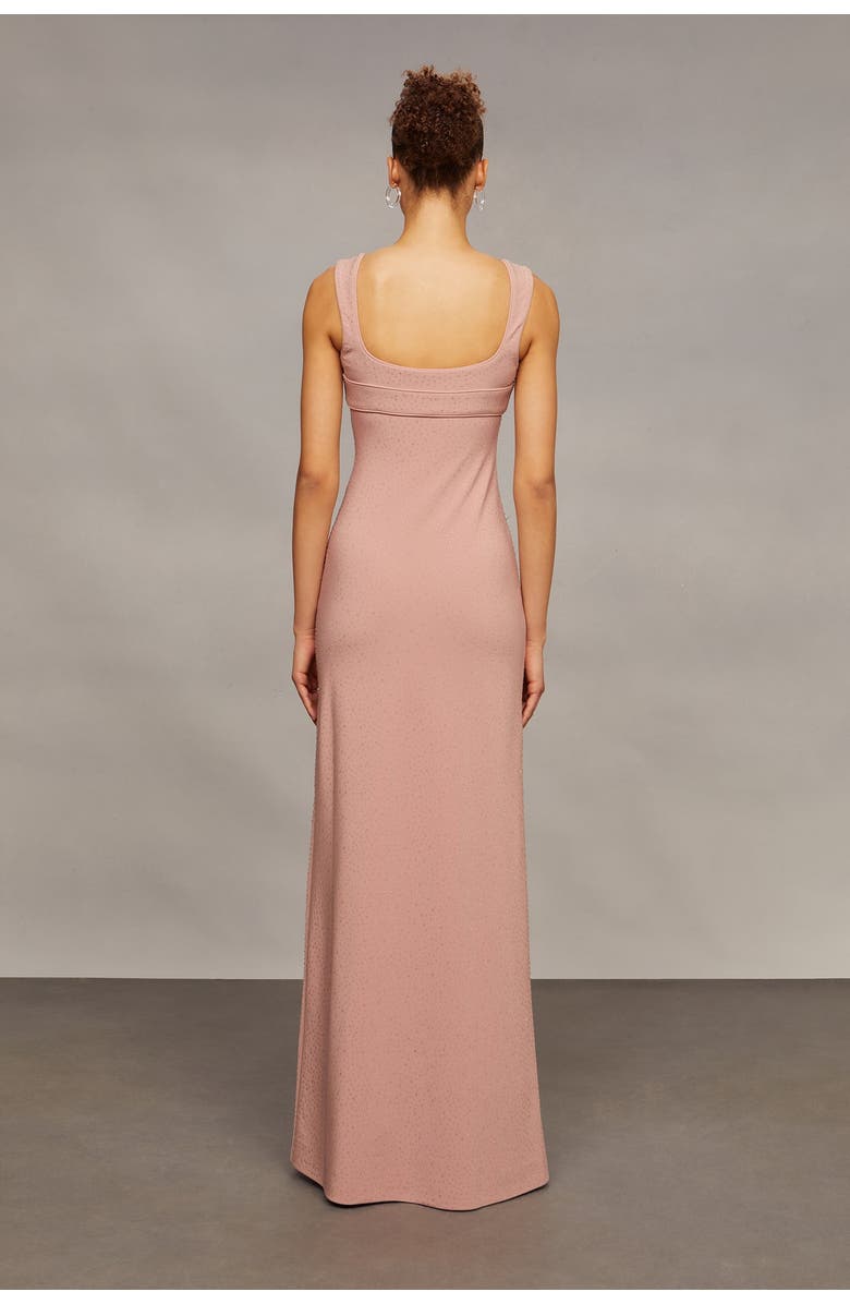 AMUR Venice Maxi Dress, Alternate, color, Taupe Bloom