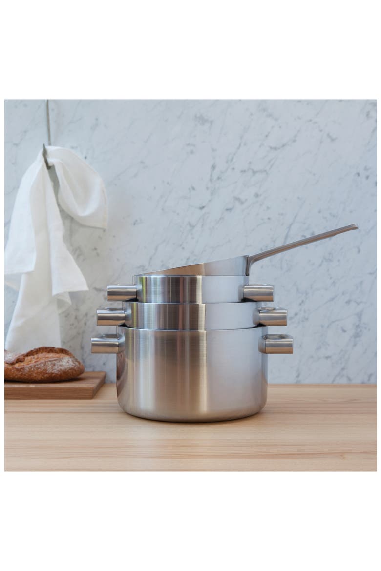 Ron 1.4-Quart Conical Saucepan, Alternate, color, SILVER