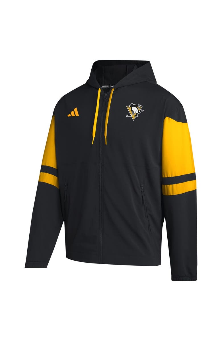 adidas Men's adidas  Black Pittsburgh Penguins Full-Zip Hoodie, Alternate, color, 