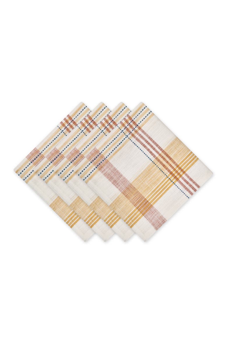 Veranda Plaid Napkin Set/4, Main, color, Veranda Plaid