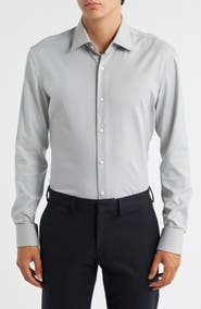 BOSS Roan Kent Slim Fit Button-Up Shirt