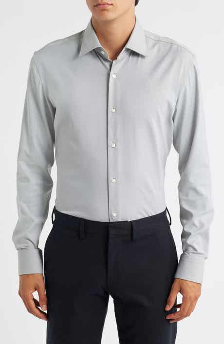 BOSS Roan Kent Slim Fit Button-Up Shirt