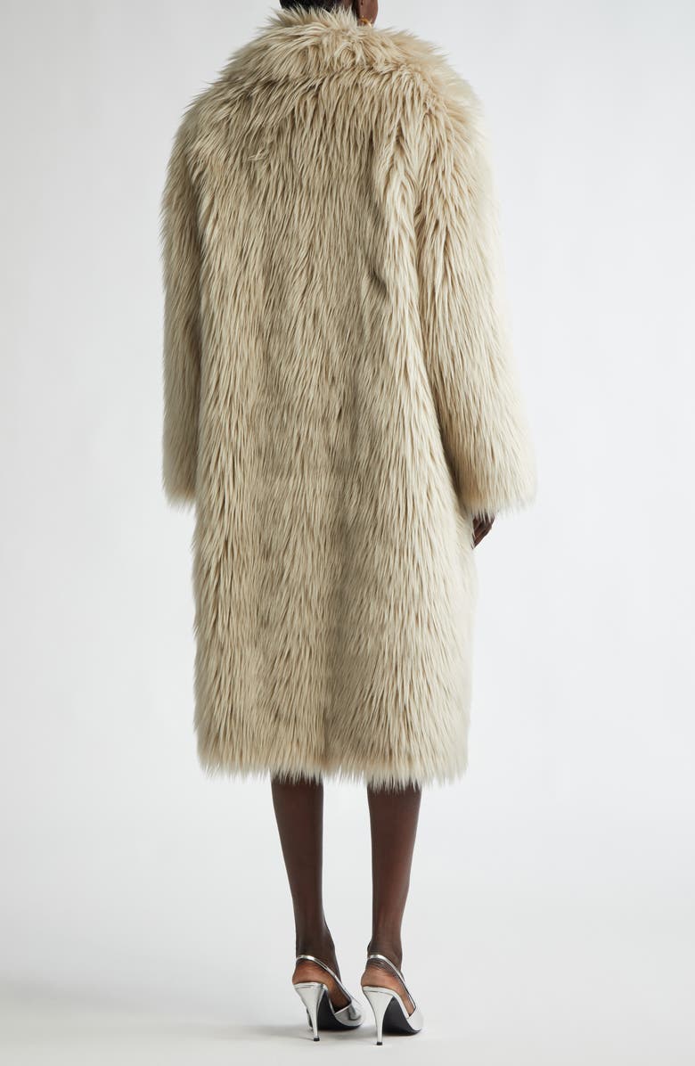 St. John Collection Faux Fur Coat, Alternate, color,
