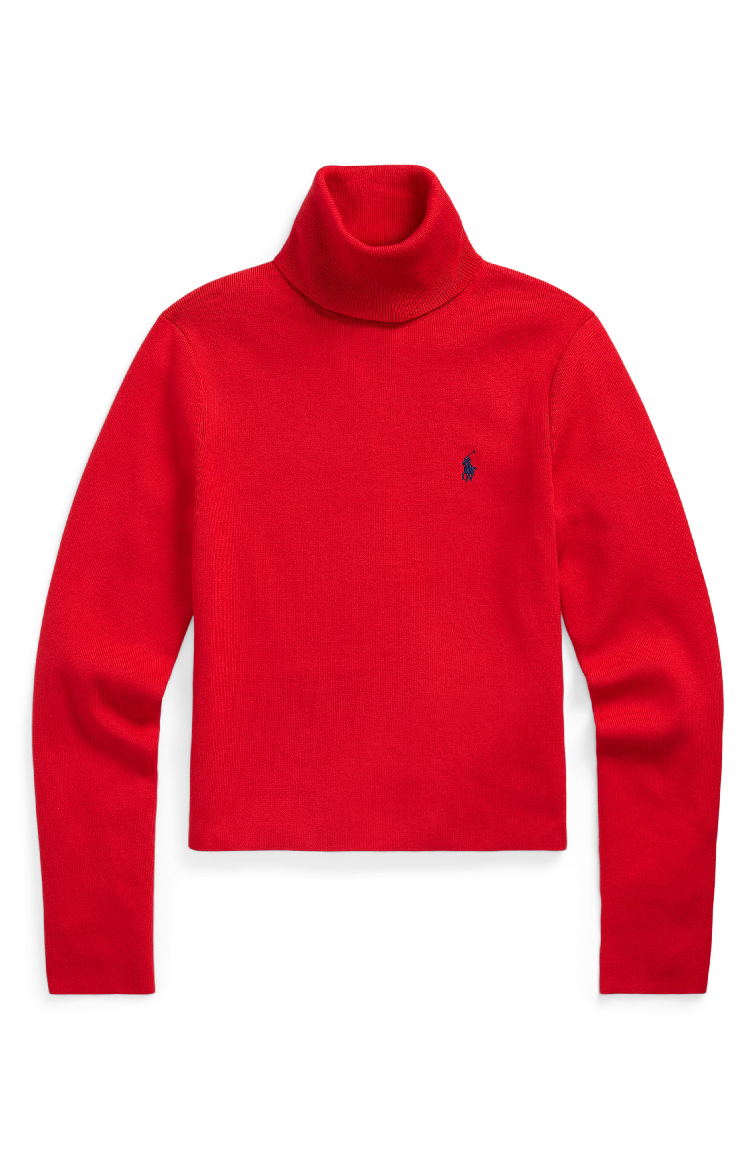 Pima Cotton Blend Turtleneck Sweater (Women) | Nordstrom