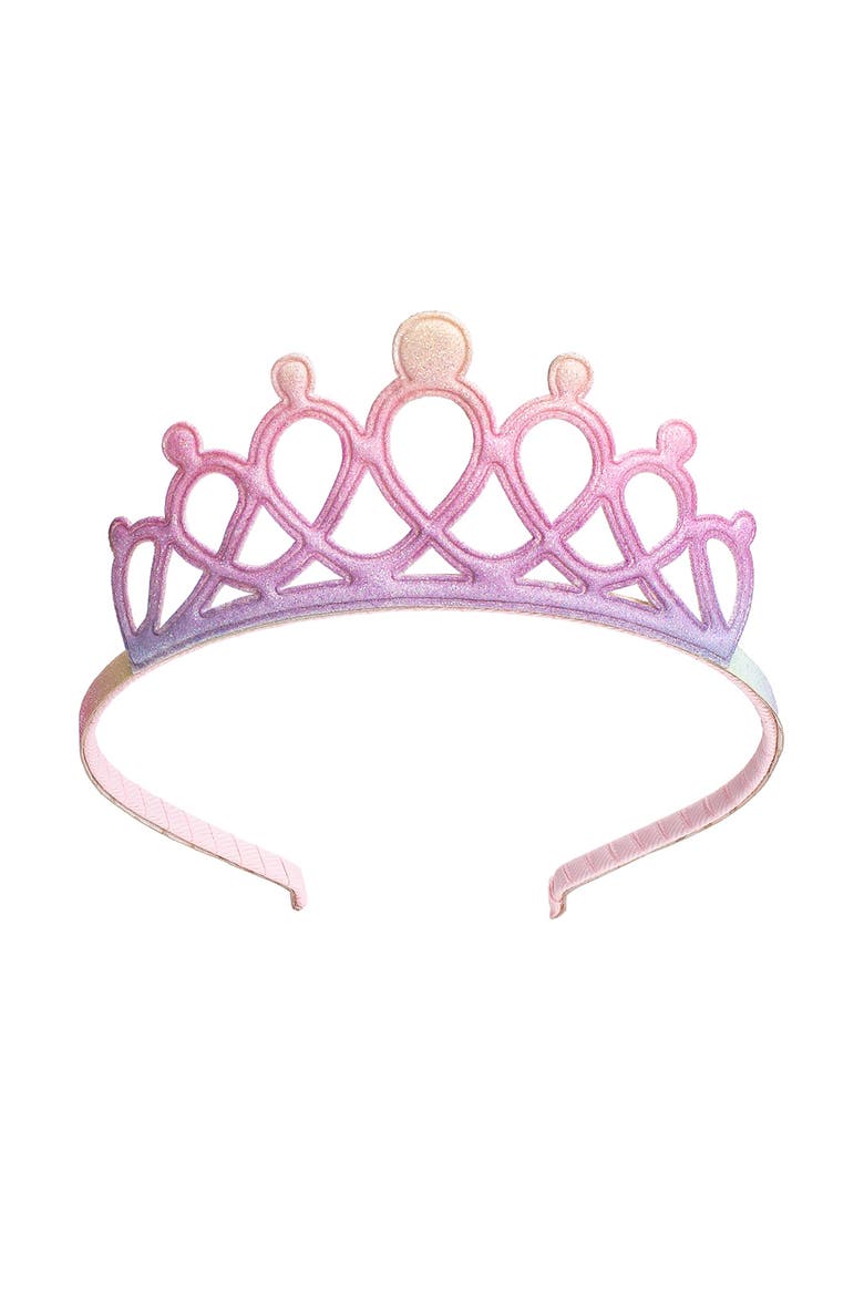 Pastel Rainbow Tiara Headband, Main, color, Multicolor
