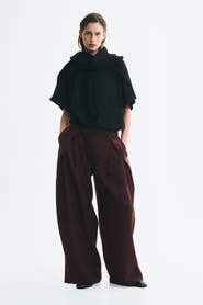 H&M Wrap-detail Barrel Pants