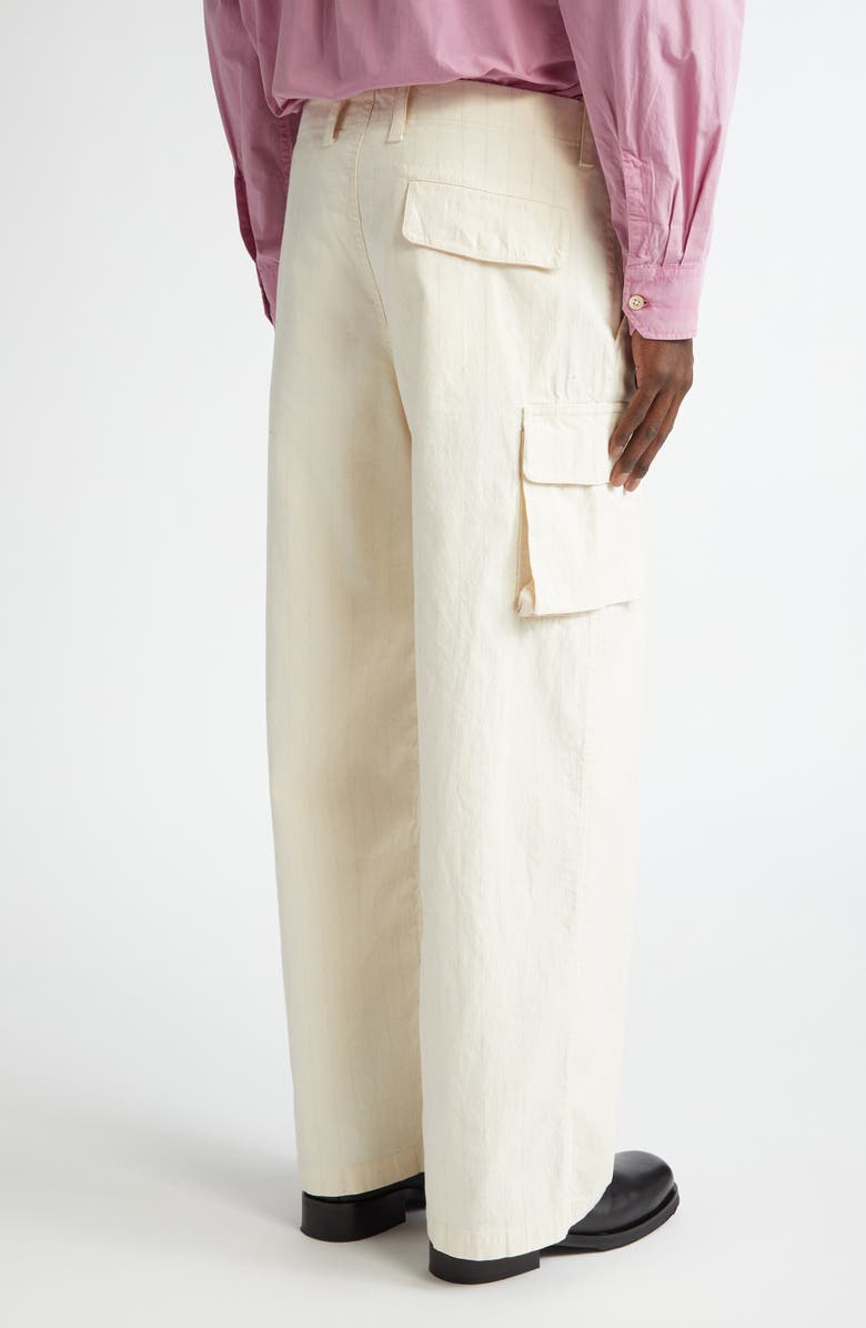OUR LEGACY Mount Pinstripe Cotton Cargo Pants, Alternate, color,