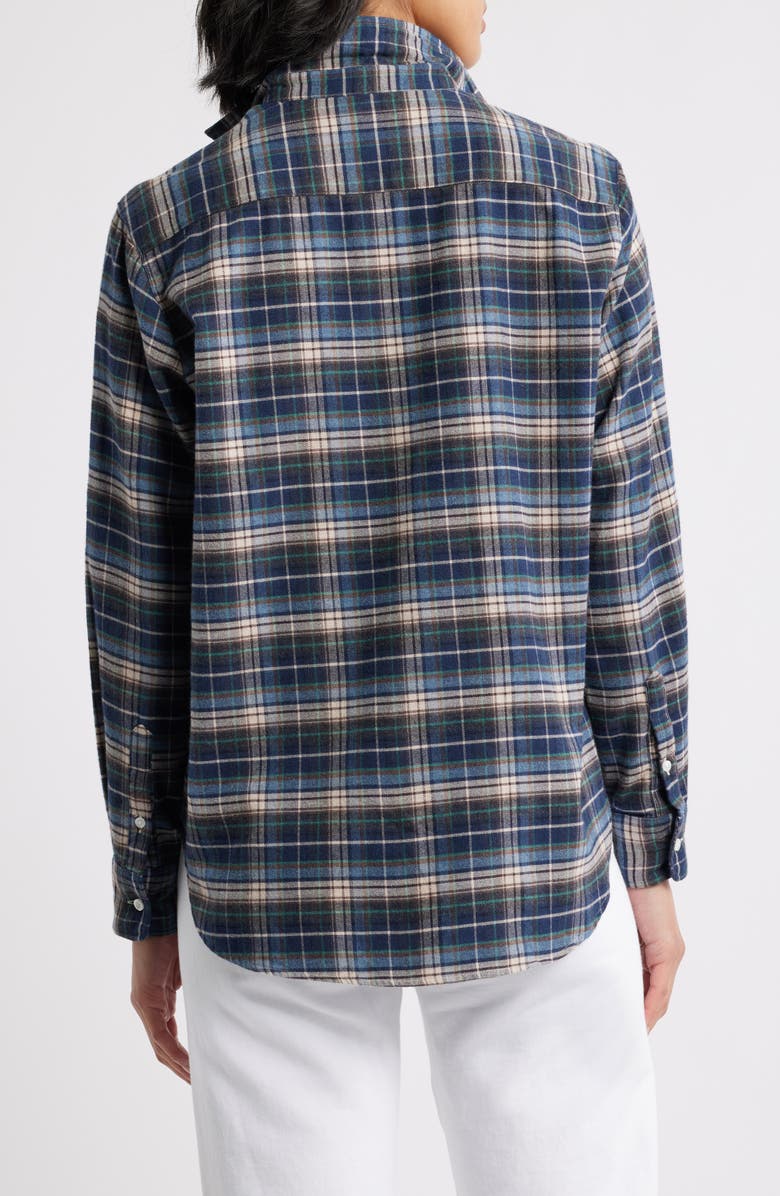 Frank & Eileen Eileen Plaid Relaxed Fit Button-Up Shirt, Alternate, color, Grey Yellow Blue Plaid
