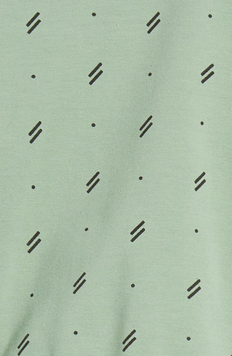 MILES THE LABEL Lines Print Stretch Organic Cotton Sweatshirt & Joggers Set, Alternate, color, 