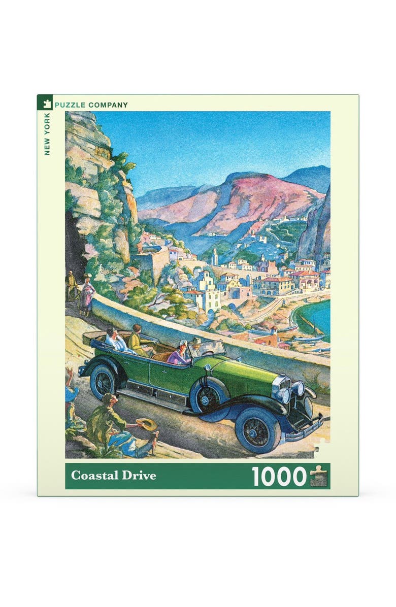 NEW YORK PUZZLE COMPANY Coastal Drive 1000 Piece Puzzle, Main, color, NO COLOR