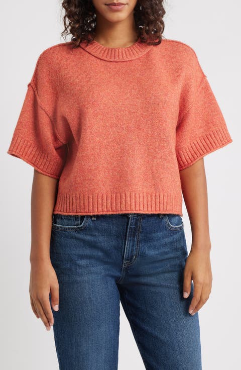 Broome Crop Short Sleeve Sweater