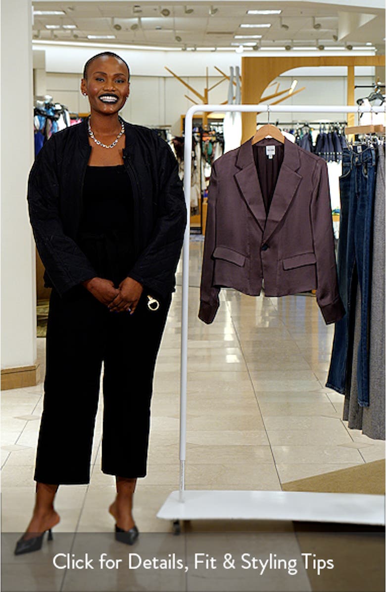 Day Gloss Tuxedo Jacket, sales video thumbnail