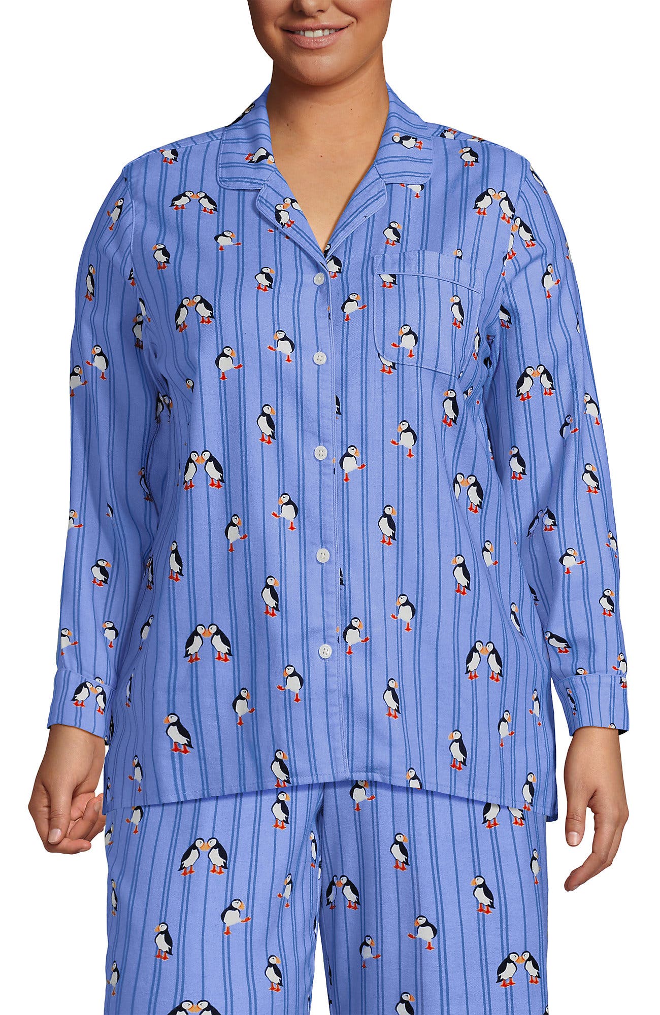 selected Clear Blue Playful Puffins
